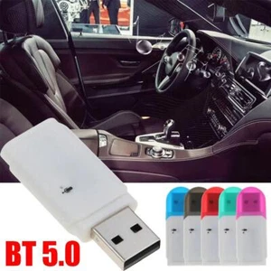 USB Bluetooth 5.0 Wireless Audio Music Stereo Adapter Transmitters D7P3 M5M4 - Picture 1 of 21