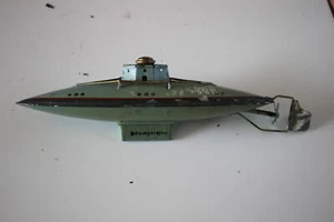 Antique Germany BING U-BOAT SUBMARINE Wind Up Tin Toy - Picture 1 of 8