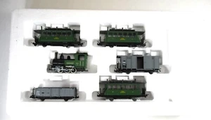 Set treno da collezione locomotiva a vapore Liliput 0-6-0 HOn30, HOe, 009 *Raro* Nuovo! - Foto 1 di 10