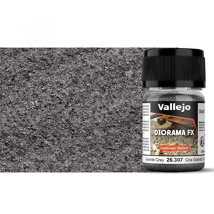 Gravier Gris Granite (0.2-0.6mm), 60g, diorama FX - Vallejo 26.307 - Imagen 1 de 3