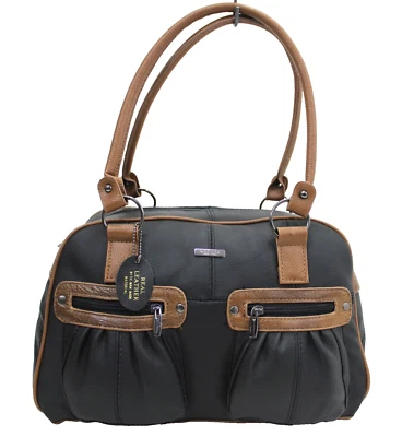 women's Lorenz Large Real Leather Weekend Shoulder Bag Hobo Tote Handbag - Image 1 of 4