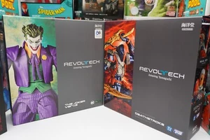 Revoltech Amazing Yamaguchi Deathstroke Ver.1.5 & Joker Ver.1.5 Action Figures - Picture 1 of 9