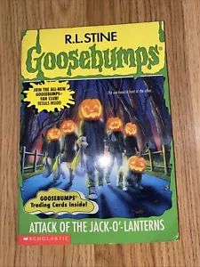 Goosebumps #48 Attack Of The Jack-O-Lanterns Paperback - True 1st Print 1996 - Foto 1 di 6