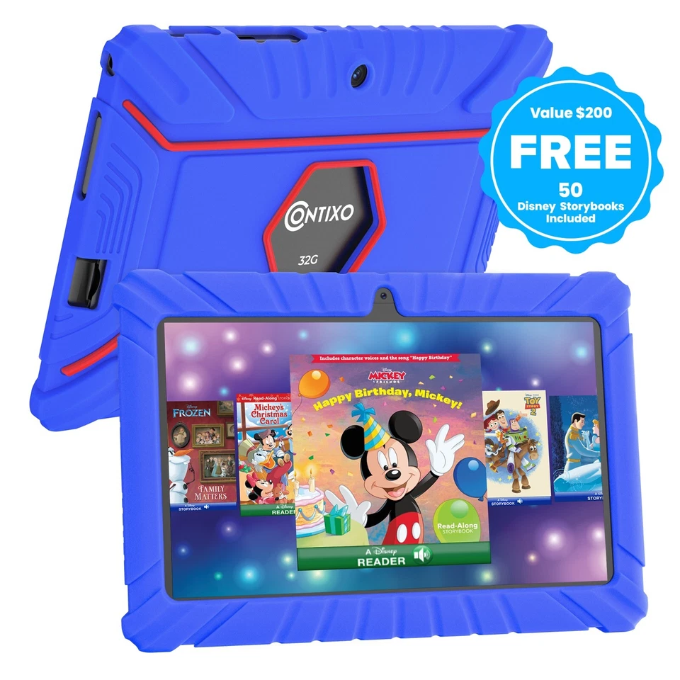 Contixo V8 7" Kids Tablet - 32GB, Exclusive 50 Disney Storybooks (Value $200) - Image 1 of 1