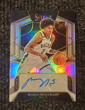 2022-23 Panini Select Silver prizm Marjon Beauchamp RC auto #/249