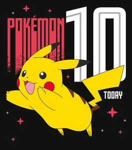 Pokemon Birthday Card - Pokemon Age 10 Birthday Card - Picture 1 of 1
