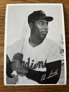 1957 Sohio Gas AL SMITH - Cleveland Indians / EX-MT / 5x7 Panel - Bild 1 von 1