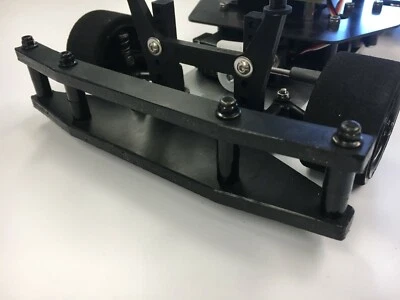 Micra Stock Auto vorne und hinten Stoßstange Set Kamtec 1:12 V12 - Bild 1 von 4