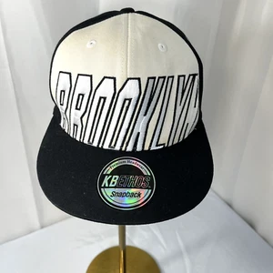 KBETHOS SnapBack Brooklyn Embroidered Black And Tan Hat Cap - Picture 1 of 7