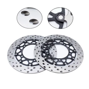 1 Pair Front Brake Disc Rotors for Suzuki Hayabusa GSXR 1300 2008-2017 - Picture 1 of 8