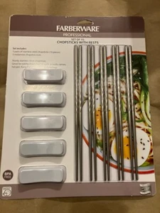 New chopsticks with rests by Farberware, modern design - Picture 1 of 2