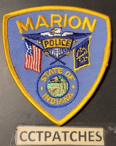 MARION, INDIANA POLIZEI SCHULTERAUFNÄHER IN - Bild 1 von 2