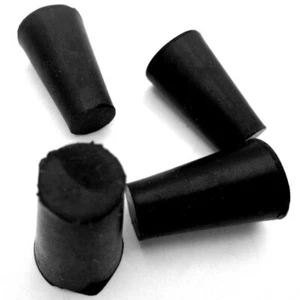 Bottle Plugs Jug Plugs Tapered Rubber Hole Plugs 3/8" to 1 1/4" Holes 11 Sizes - Picture 1 of 12