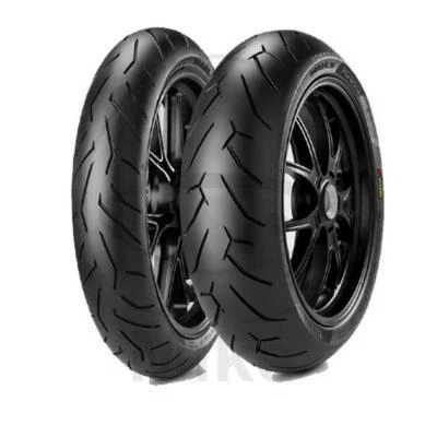 120/70ZR17 58W FR PIRELLI DIABLO ROSSO 2K KAWASAKI ZX-6R NINJA 636 2002-2015 - Image 1 of 2
