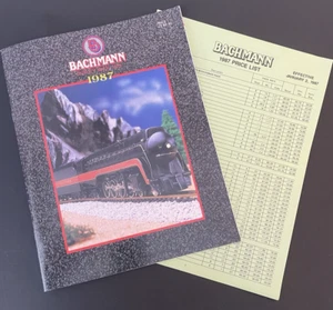 Trenes Bachmann - Catálogo 1987 y lista de precios - Imagen 1 de 7