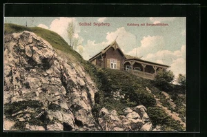 Bad Segeberg, Ansichtskarte, Gasthaus Bergschlößchen am Kalkberg 1919 - Picture 1 of 2