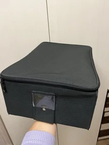 Contenitore Grande Ikea Nero Con Cerniera  - Foto 1 di 4