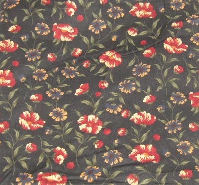 2 + YARDS SANDHILL PLUM KANSAS TROUBLES QUILTERS FOR MODA FABRICS #9350 FLORAL - Image 1 of 4