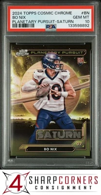 2024 TOPPS COSMIC CHROME PLANETARY PURSUIT SATURN #BN BO NIX RC PSA 10 - Image 1 of 3