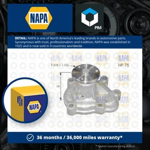 Water Pump fits CHEVROLET TRAX 1.7D 2012 on LUD Coolant NAPA 98109416 Quality - Picture 1 of 2