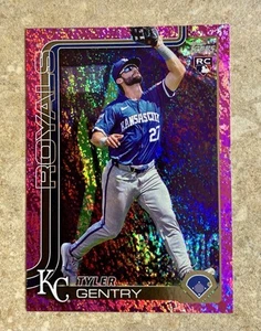 Tyler Gentry 2025 Topps Series 1 #6 Pink Holo Foil Parallel - Picture 1 of 2