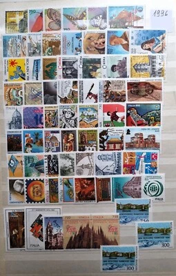 ITALIA Repubblica MNH annata 1996 completa di libretto e congiunte sottofacciale Foto 1 de 2