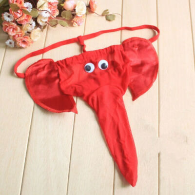 Men's Leopard Print Thong Brief – One Size Novelty G-String Posing Pouch, Breathable Polyester