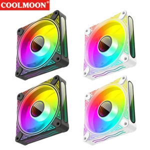 120mm Chassis Cooling Fan 23dB 30LEDS Luminous 12V 4PIN PWM for Desktop Computer - Bild 1 von 18