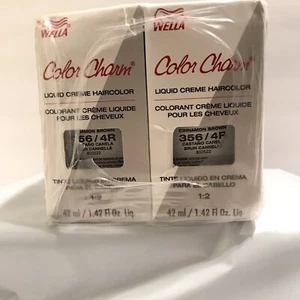 Wella Color Charm Permanent Liquid Hair Color 4R/356 Cinnamon Brown 1.4 oz - Picture 1 of 6