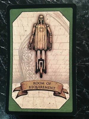 Clue  HARRY POTTER Room Of Requirement LOCATION CARD 2016 Game Replacement Piece - Image 1 of 4