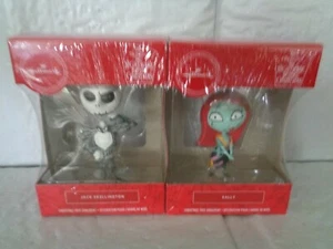 (2) Hallmark / Disney Ornaments -NBC Jack & Sally - Nightmare Before Christmas - Picture 1 of 1