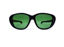 50s Fiesta Gafas de sol estilo ojo de gato verde hecho a mano una pieza & raro y nos