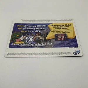 RARE Do The Kirby Slide Fox box Nintendo e-Reader Card Game Card Free Shipping - Picture 1 of 4