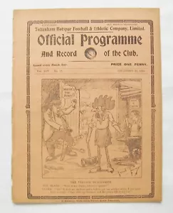 TOTTENHAM HOTSPUR v WEST HAM UNITED Reserves 1921/1922 (10/12/21) VGC Programme - Picture 1 of 3