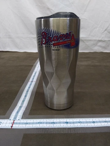 Atlanta Braves 20oz. Stainless Steel Diamond Tumbler Cover