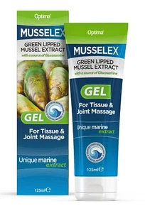 Musselex Green Lipped Mussel Extract Gel + Glucosamine 125ml BOX OF SIX - Picture 1 of 2