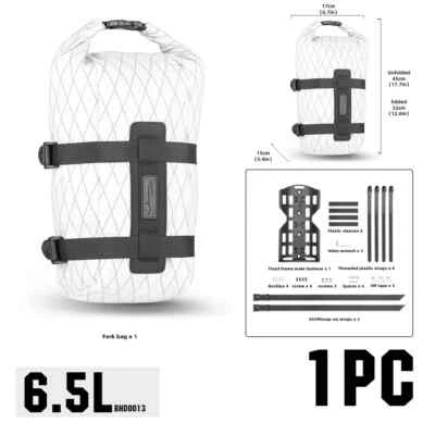 Bolsa de horquilla delantera de bicicleta de liberación rápida impermeable para MTB carretera grava bicicletabikepacking Foto 1 de 4