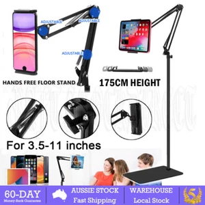 175cm Adjustable Free Floor Stand Bed Lazy Mount Holder For Tablet iPhone iPad - Picture 1 of 12