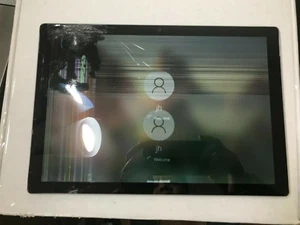 Microsoft LJJ-00001 Surface Pro 5 M3-7Y30, 4GB,128Gb Win 10 Tablet Crack #612 - Picture 1 of 9