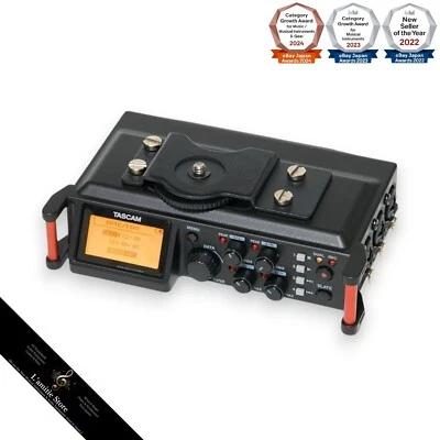 TASCAM DR-70D DSLR Linear PCM Recorder Mixer 4-track Built-in Microphone JP Used - Image 1 of 4