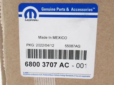 Genuine OEM Mopar Chrysler Dodge Jeep 68003707AC Driver LH Front Brake Caliper - Image 1 of 4