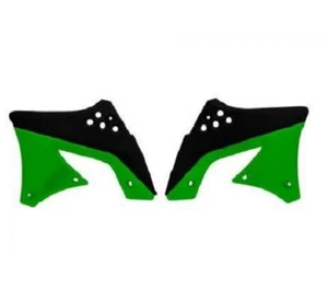 Rtech Radiator Spoiler Adjusts Kawasaki KX 250F 09-12 Black/Green - Bild 1 von 1