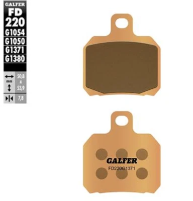 GALFER Plaquette de Frein Frittées Pour DUCATI PANIGALE 1199 1299 748 R 749 - Photo 1/4