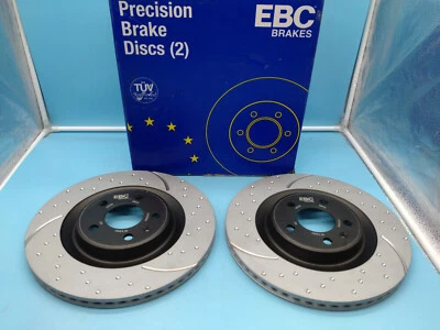 EBC GD1846 Turbo Grooved Disc 330mm Fits A4 A5 A6 A7 A8 Q5 Q7 S4 S5 SQ5 B9 C7 C8 - Image 1 of 4