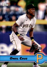 Oneil Cruz 2022 Topps UK Edition 1997-98 Merlin Premier Redux #PG-24 Pirates MLB