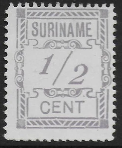 Surinam stamps 1912 NVPH 65 ERROR C of Cent lower UNG VF - Picture 1 of 1