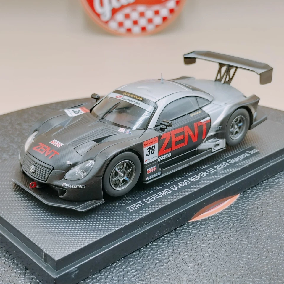 EBBRO 1/43 ZENT CERUMO SC430 Super GT 2009 Okayama Test Black Silver #38 44246 - Image 1 of 4