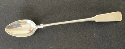 Cuchara de té helada vintage de plata de ley 1810 7 1/4" sin monograma 37 gramos Foto 1 de 4