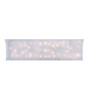Northlight 42-Inch Battery Operated Christmas Snow Blanket LED Warm White Lights - Picture 1 of 3