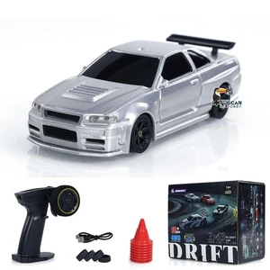 Usado 5 Piezas 1/43 RC Drift Coche de Carreras RTR RC Modelo de Vehículo 4x4 con Cono de Tráfico - Imagen 1 de 7